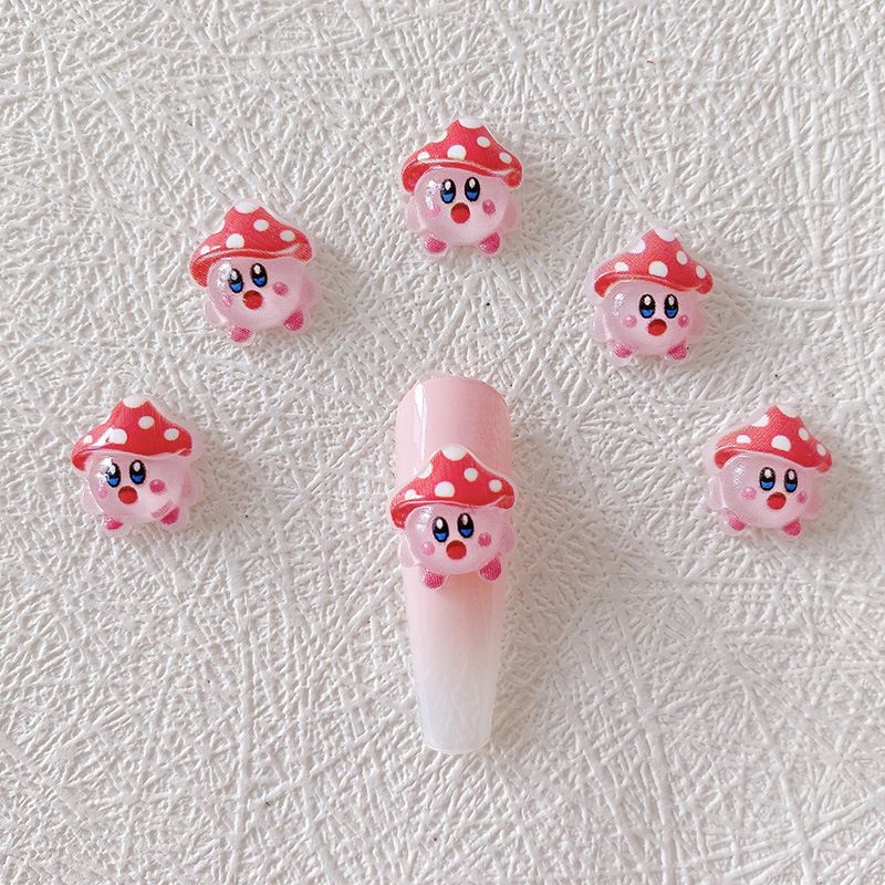 2/10/20pcs Kirby Nail Charms 3 - Resin Art And Decor 리뷰 및 가격