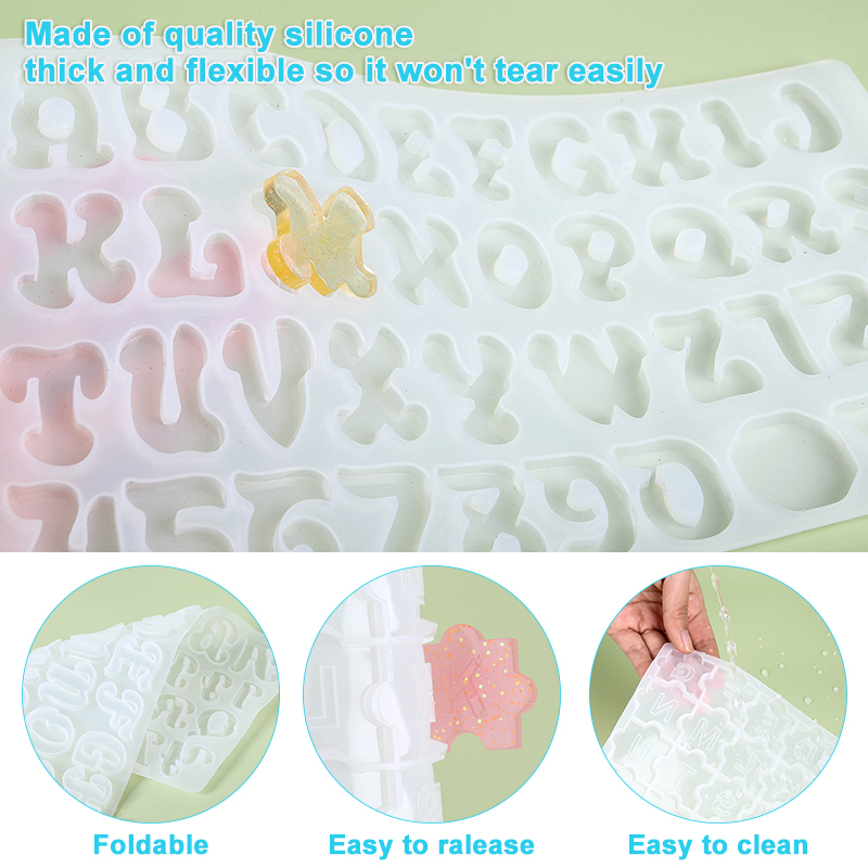 Alphabet Keychain Molds Alphab - Uv Resin Clear Hard 리뷰 및 가격