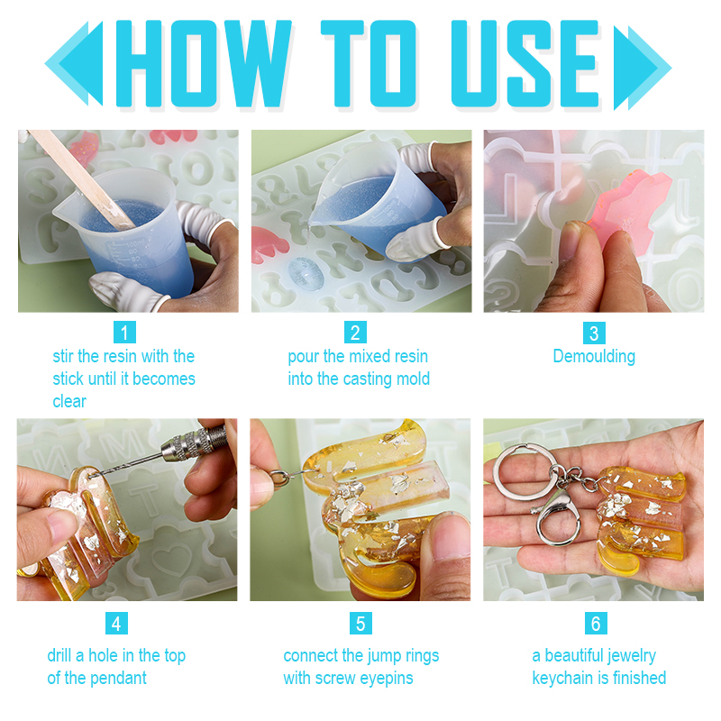 Alphabet Keychain Molds Alphab - Uv Resin Clear Hard 리뷰 및 가격