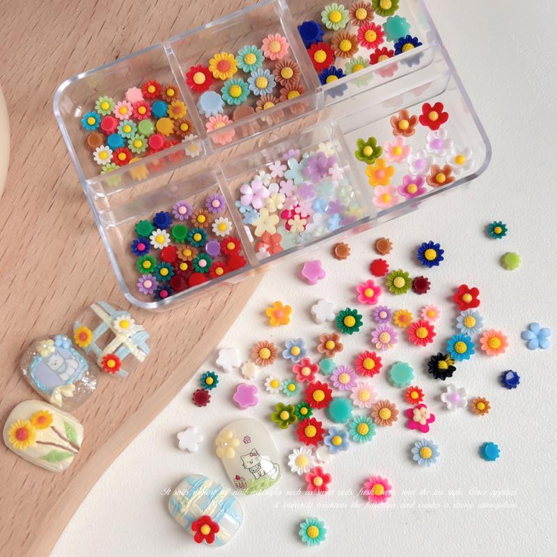 New Summer Vibe Sunflower Nail - Resin Art Using Flowers 리뷰 및 가격