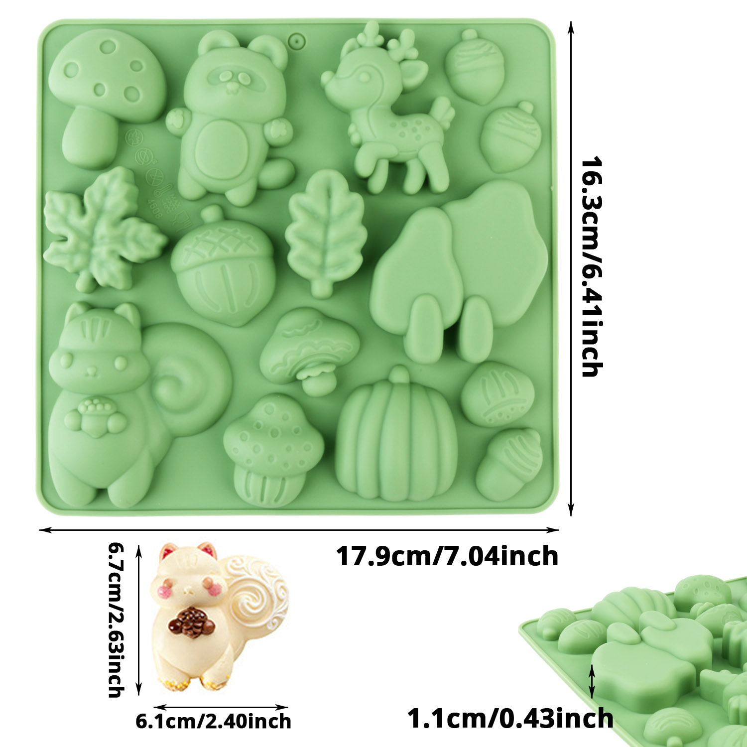 1 Silicone Cake Mold in the Sh - Resin Art Accessories 리뷰 및 가격