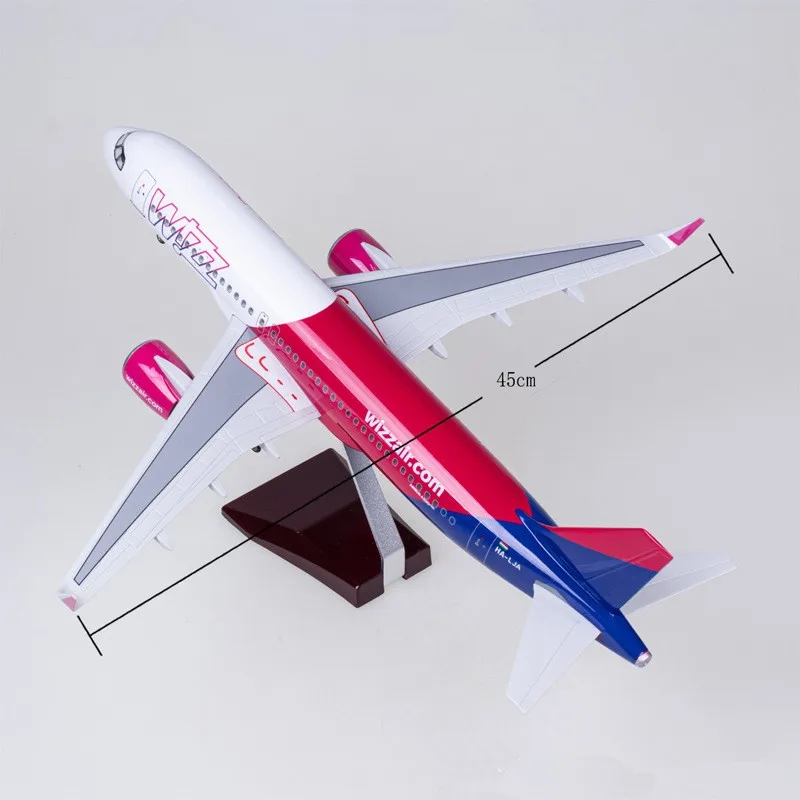 Wizzair Plane Model 47cm 1/80  - Resin Art For Kids 리뷰 및 가격