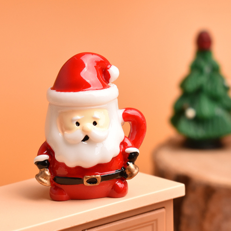 Mini Santa Teacup Ornament - R - Resin Art And Decor 리뷰 및 가격