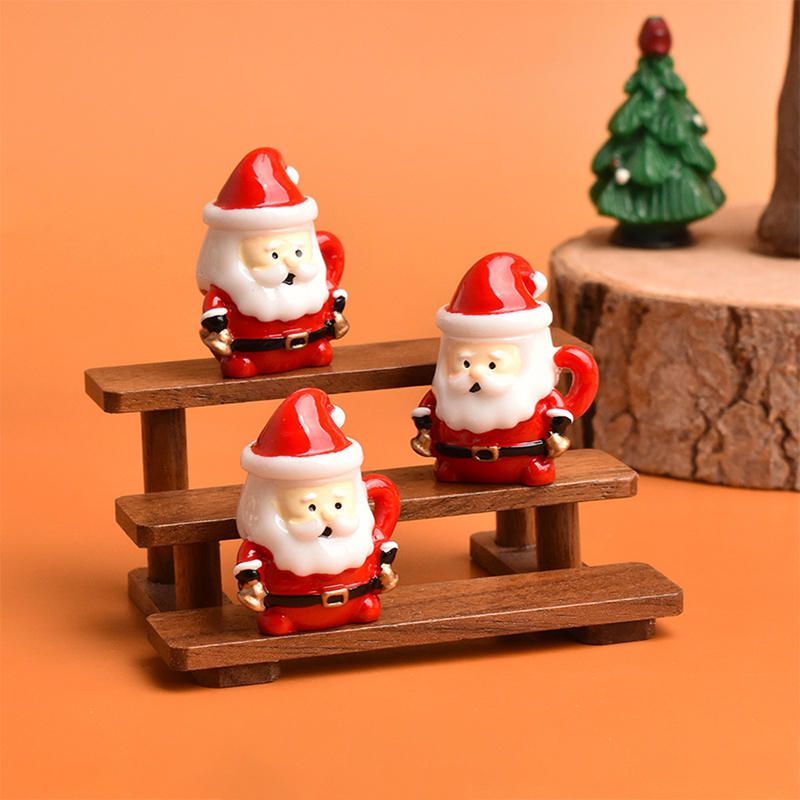 Mini Santa Teacup Ornament - R - Resin Art And Decor 리뷰 및 가격