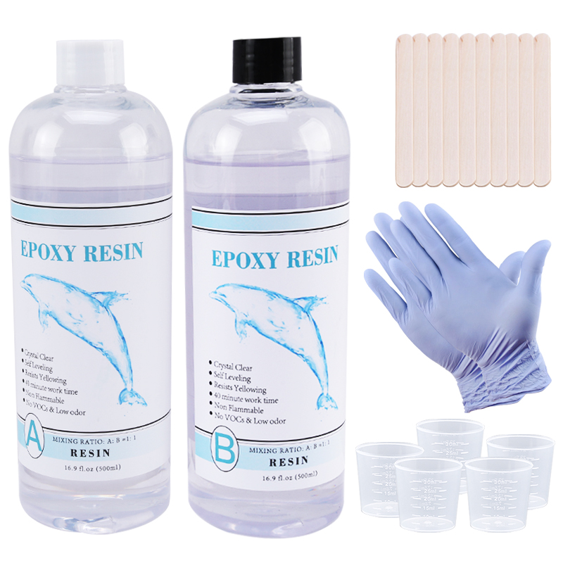 1:1 Clear Epoxy Resin Crystal  - Uv Resin Clear Hard 리뷰 및 가격