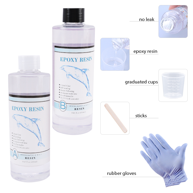 1:1 Clear Epoxy Resin Crystal  - Uv Resin Clear Hard 리뷰 및 가격