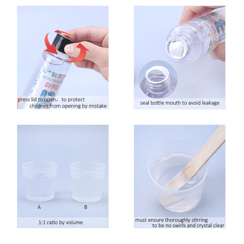 1:1 Clear Epoxy Resin Crystal  - Uv Resin Clear Hard 리뷰 및 가격