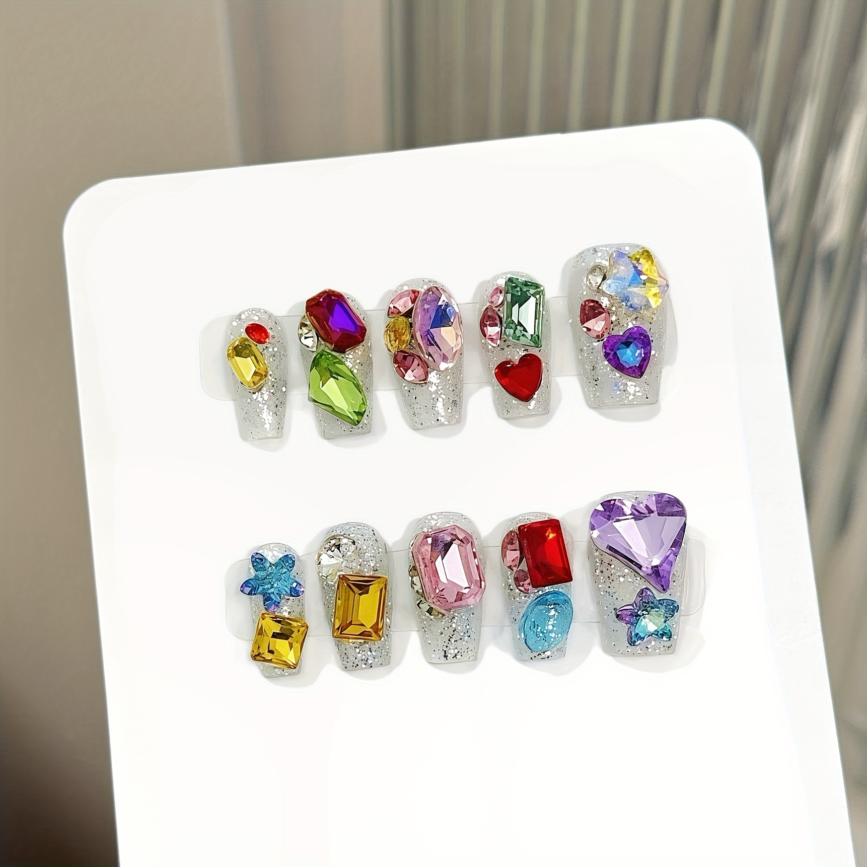 10pcs high-end Short colored s - Resin Art Accessories 리뷰 및 가격