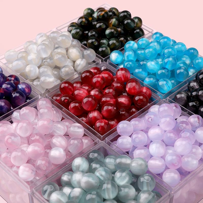 10mm 10pcs Resins Cat Eye Bead - Resin Art Bracelet 리뷰 및 가격