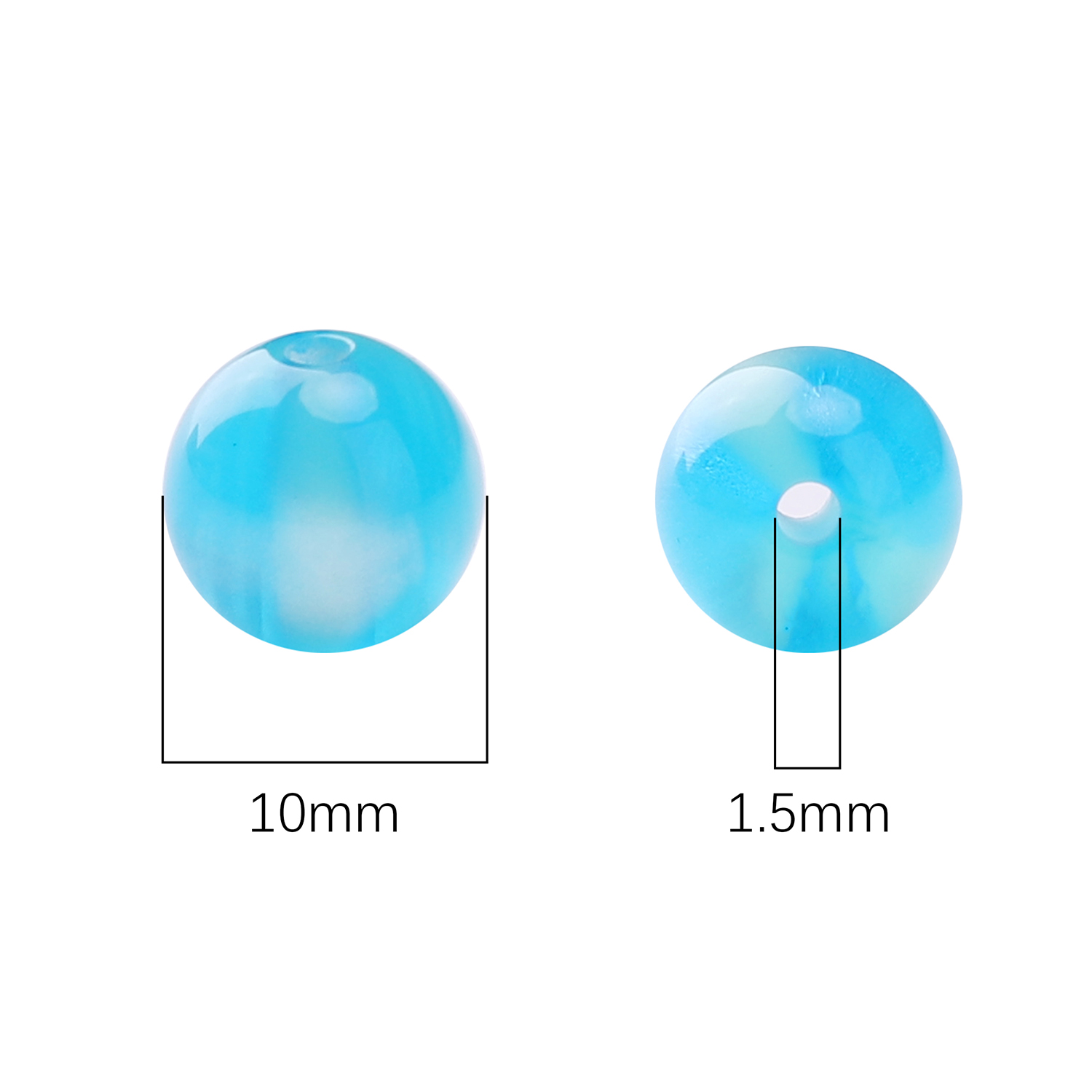 10mm 10pcs Resins Cat Eye Bead - Resin Art Bracelet 리뷰 및 가격