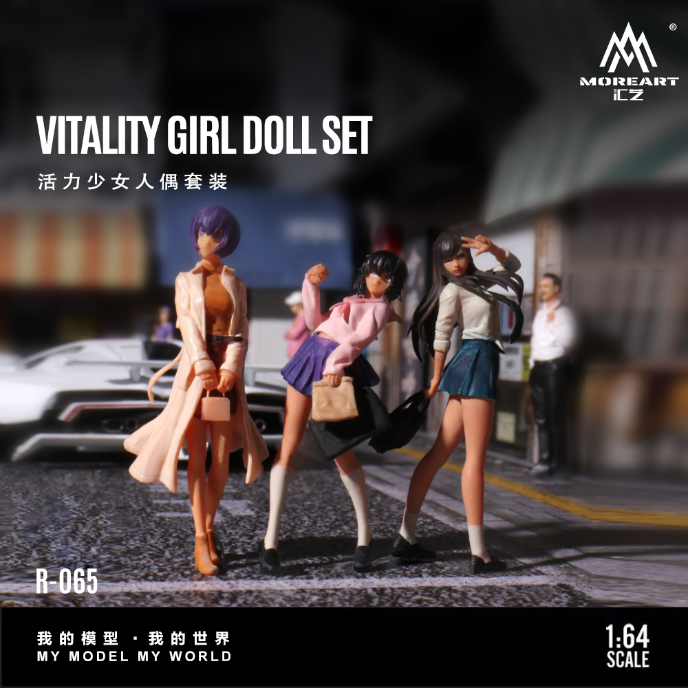 More Art 1:64 Dynamic Girl Dol - Resin Art And Decor 리뷰 및 가격