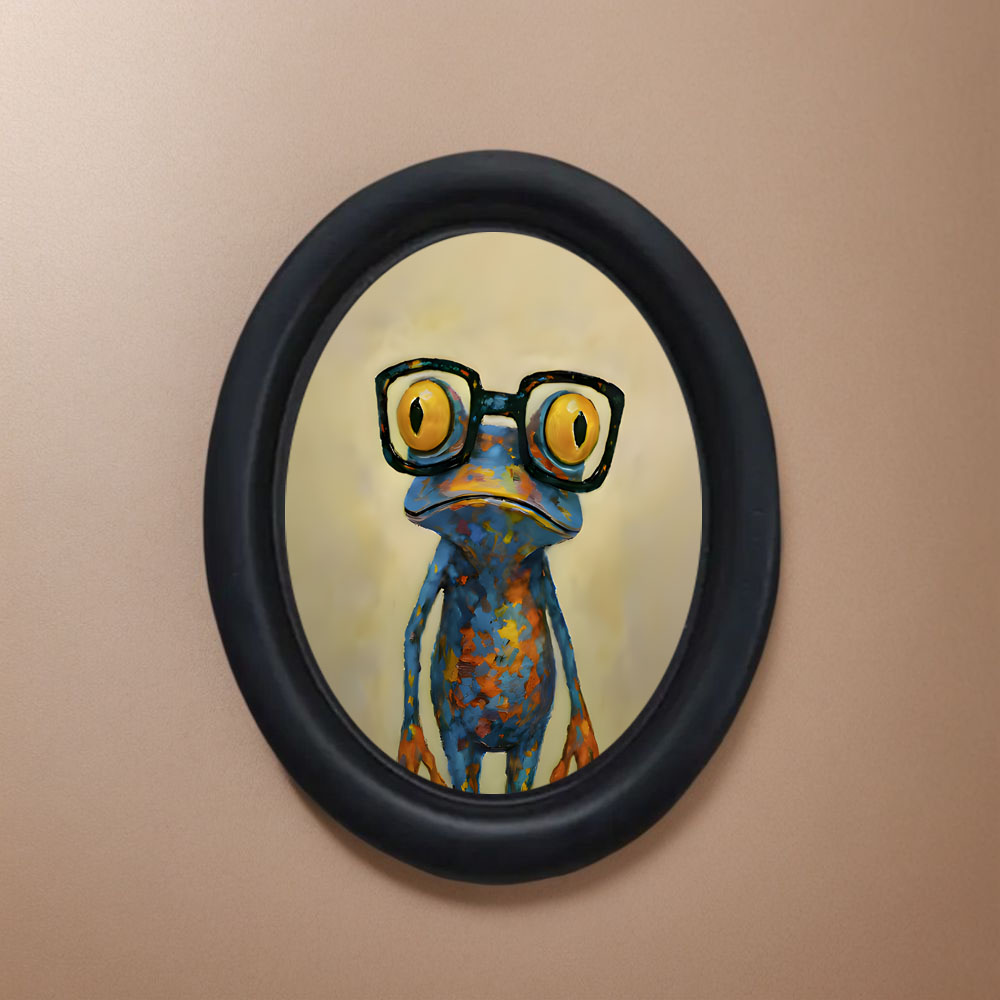 1 Piece of Trendy Frog-Pattern - Resin Art Frame 리뷰 및 가격