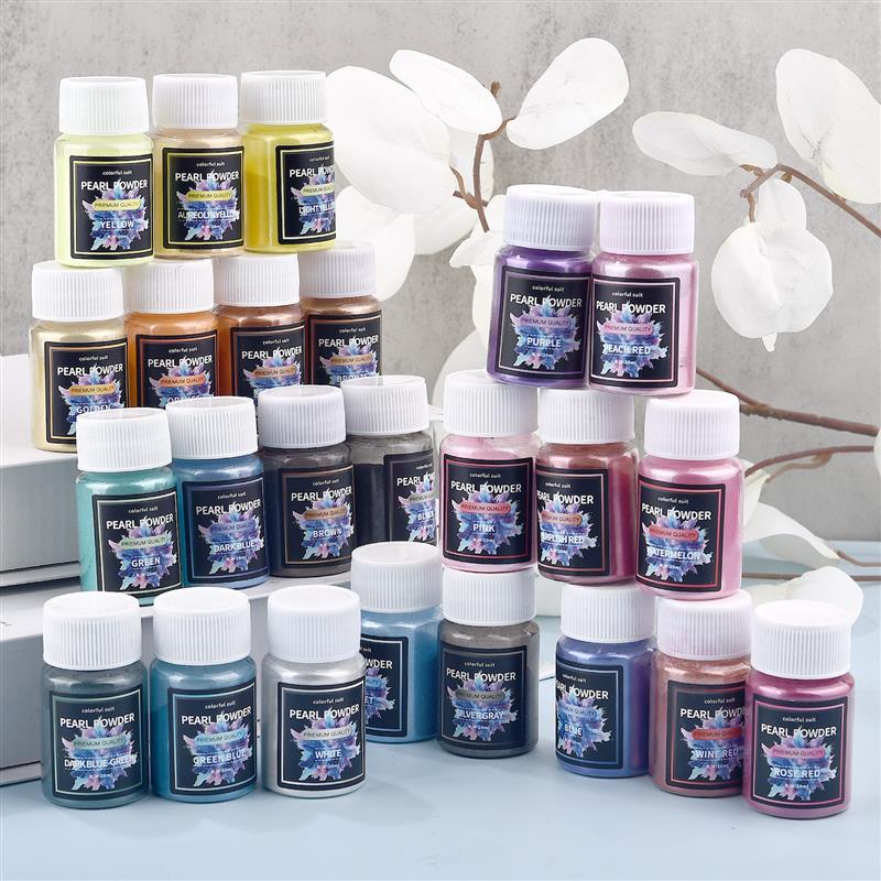 6/24/30Colors Epoxy Resin Dye  - Resin Dye Opaque 리뷰 및 가격