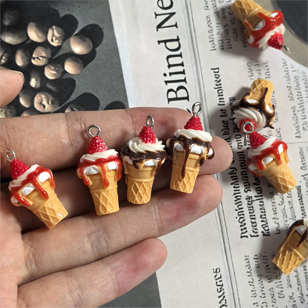 10Pcs Cute 3D Simulation Food  - Resin Art Accessories 리뷰 및 가격