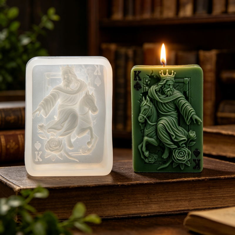 Vintage Spade King Poker Card  - Resin Art Of Rose 리뷰 및 가격