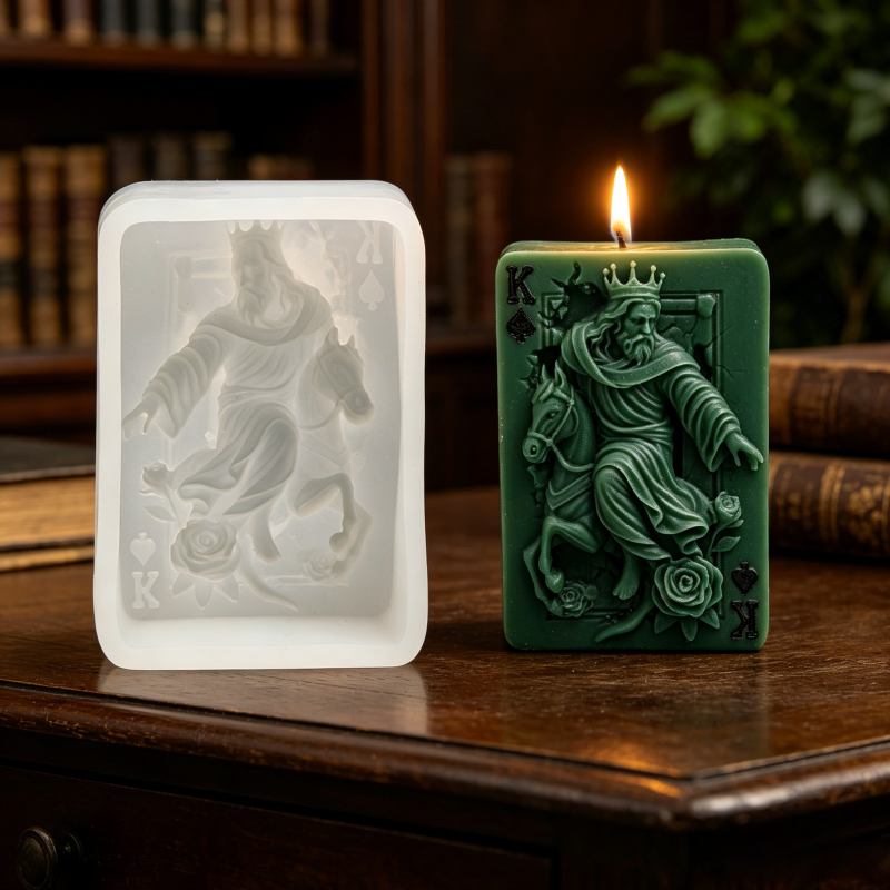Vintage Spade King Poker Card  - Resin Art Of Rose 리뷰 및 가격