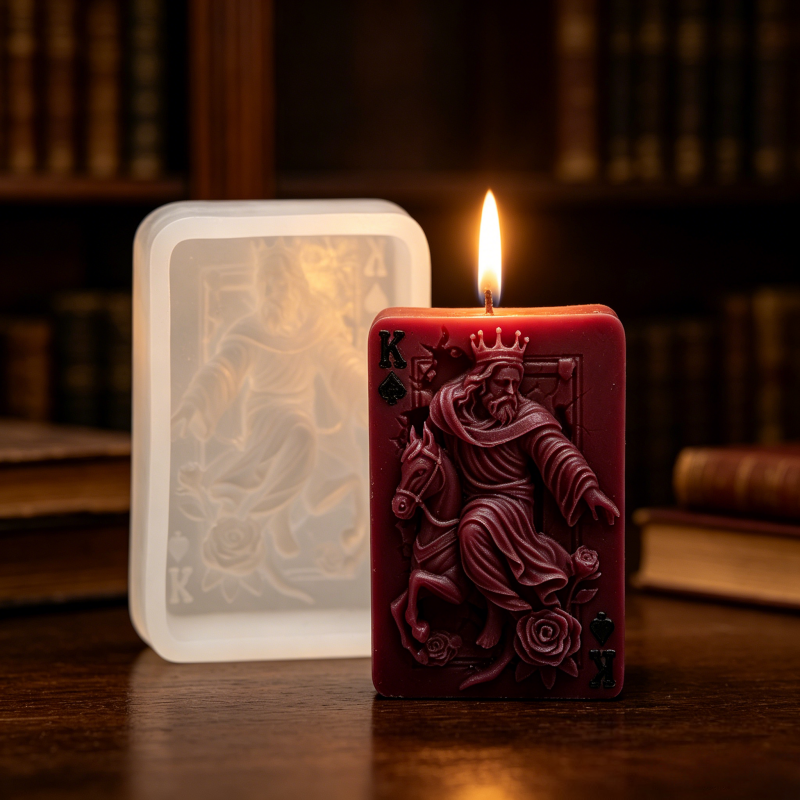 Vintage Spade King Poker Card  - Resin Art Of Rose 리뷰 및 가격