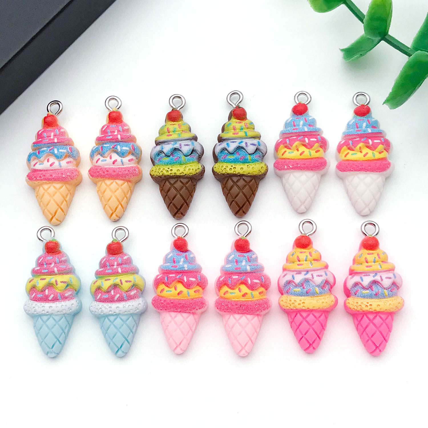 5/12pcs Resin Strawberry Ice C - Resin Art Bracelet 리뷰 및 가격
