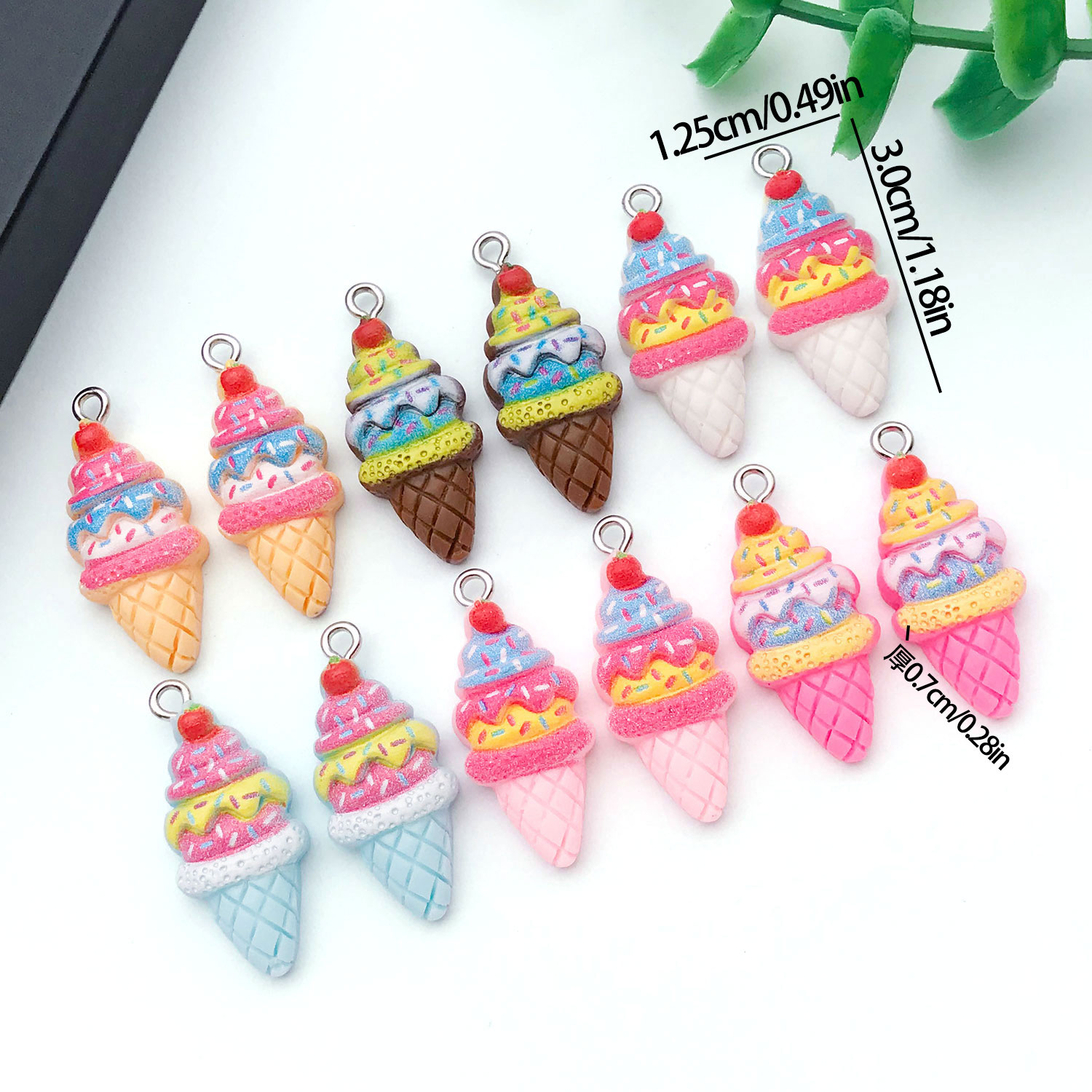 5/12pcs Resin Strawberry Ice C - Resin Art Bracelet 리뷰 및 가격
