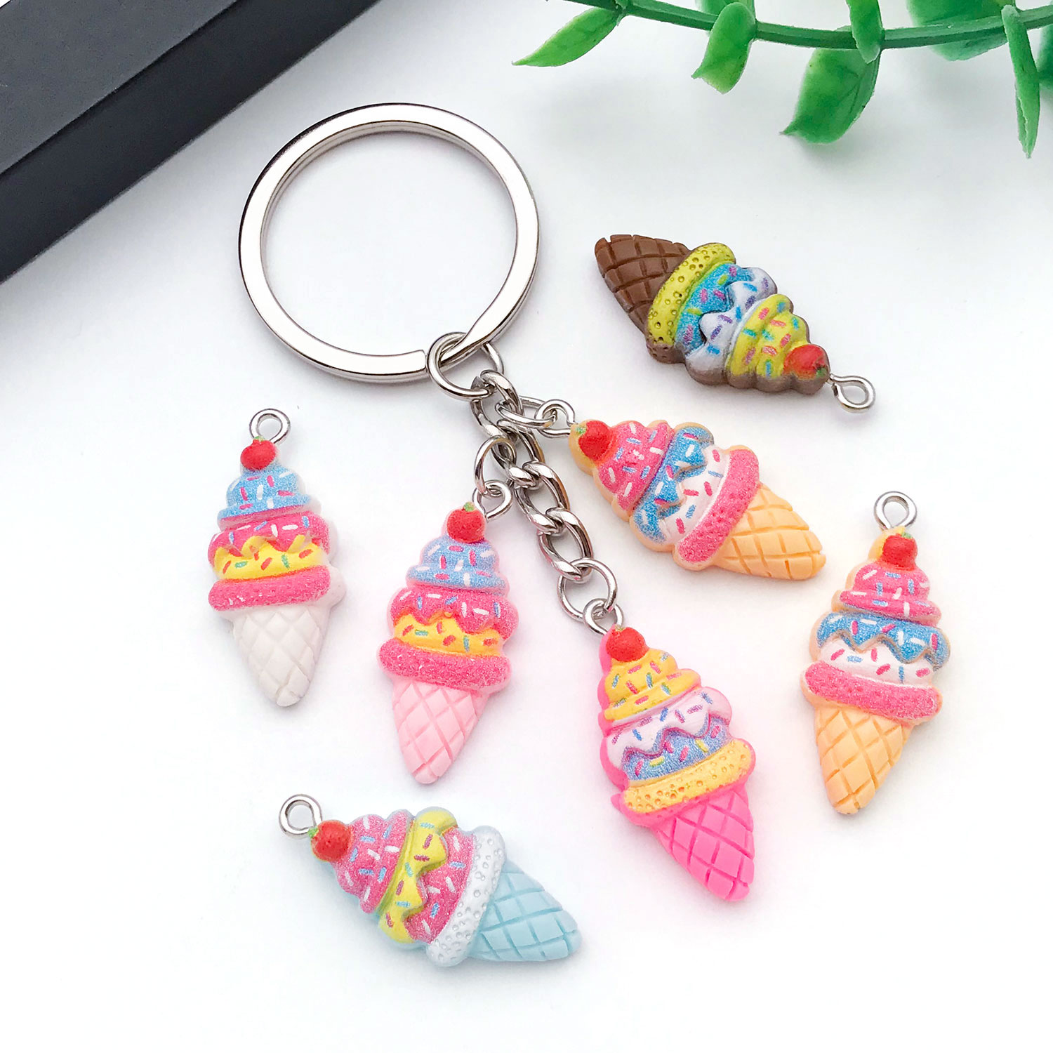 5/12pcs Resin Strawberry Ice C - Resin Art Bracelet 리뷰 및 가격
