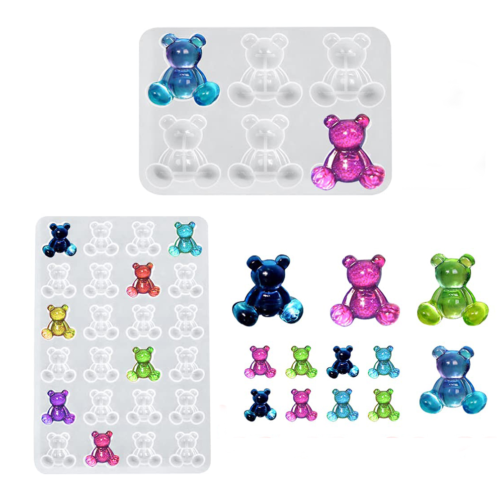 Crystal Bear Resin Silicone Mo - Resin Art Letters 리뷰 및 가격