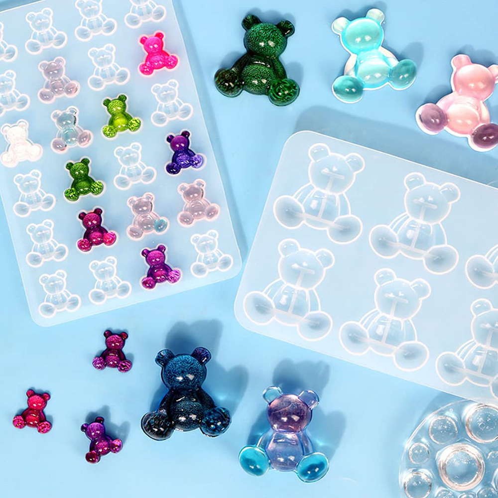 Crystal Bear Resin Silicone Mo - Resin Art Letters 리뷰 및 가격