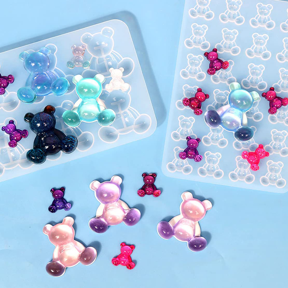Crystal Bear Resin Silicone Mo - Resin Art Letters 리뷰 및 가격