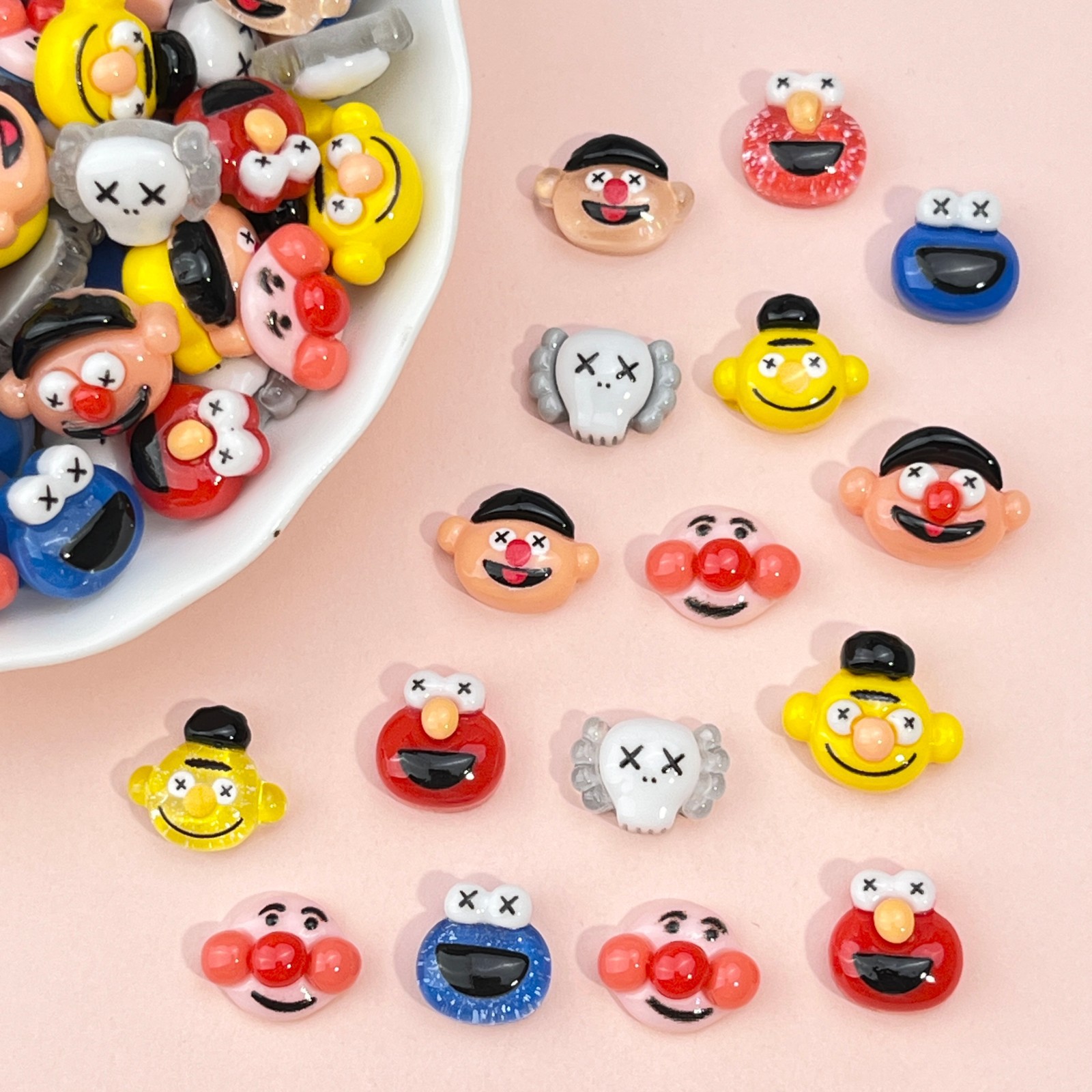 100pcs Cartoon for Anpanman Na - Resin Art Accessories 리뷰 및 가격