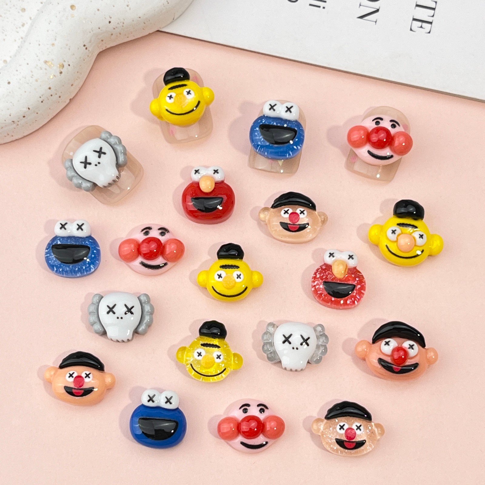 100pcs Cartoon for Anpanman Na - Resin Art Accessories 리뷰 및 가격