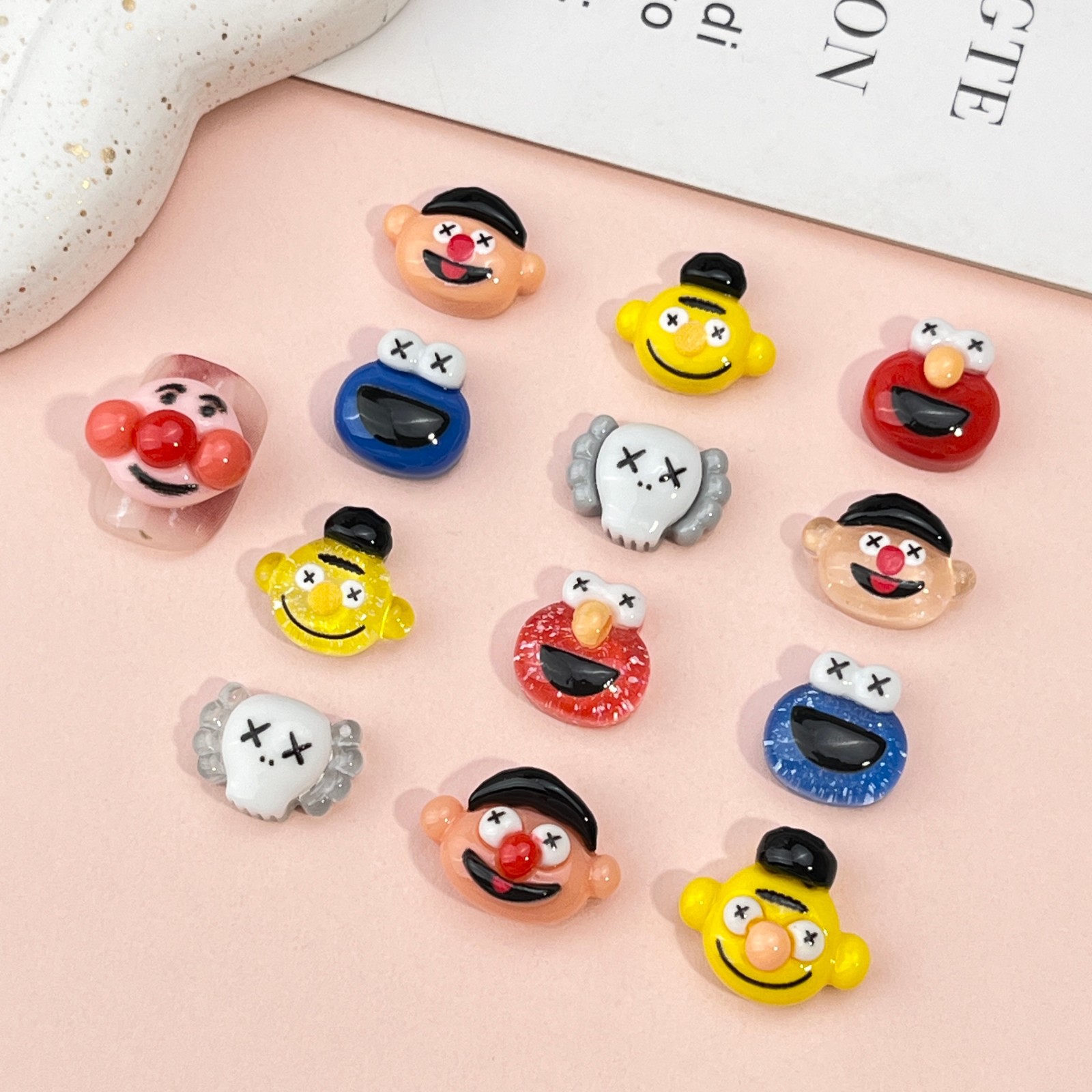 100pcs Cartoon for Anpanman Na - Resin Art Accessories 리뷰 및 가격