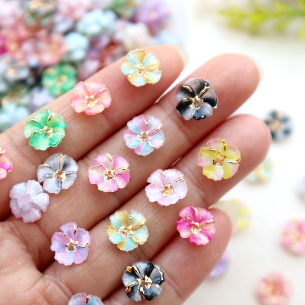 30pcs Mini Resin Flower Caboch - Resin Art And Decor 리뷰 및 가격