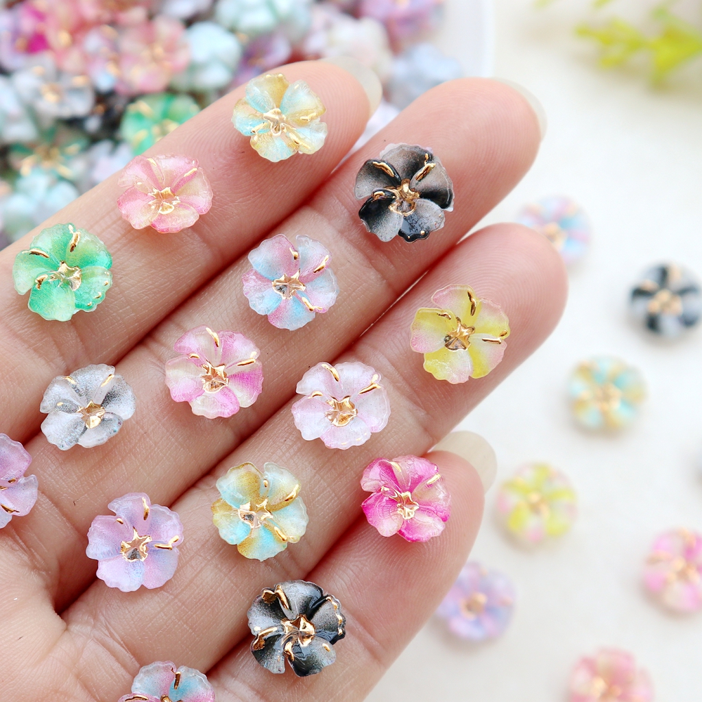 30pcs Mini Resin Flower Caboch - Resin Art And Decor 리뷰 및 가격