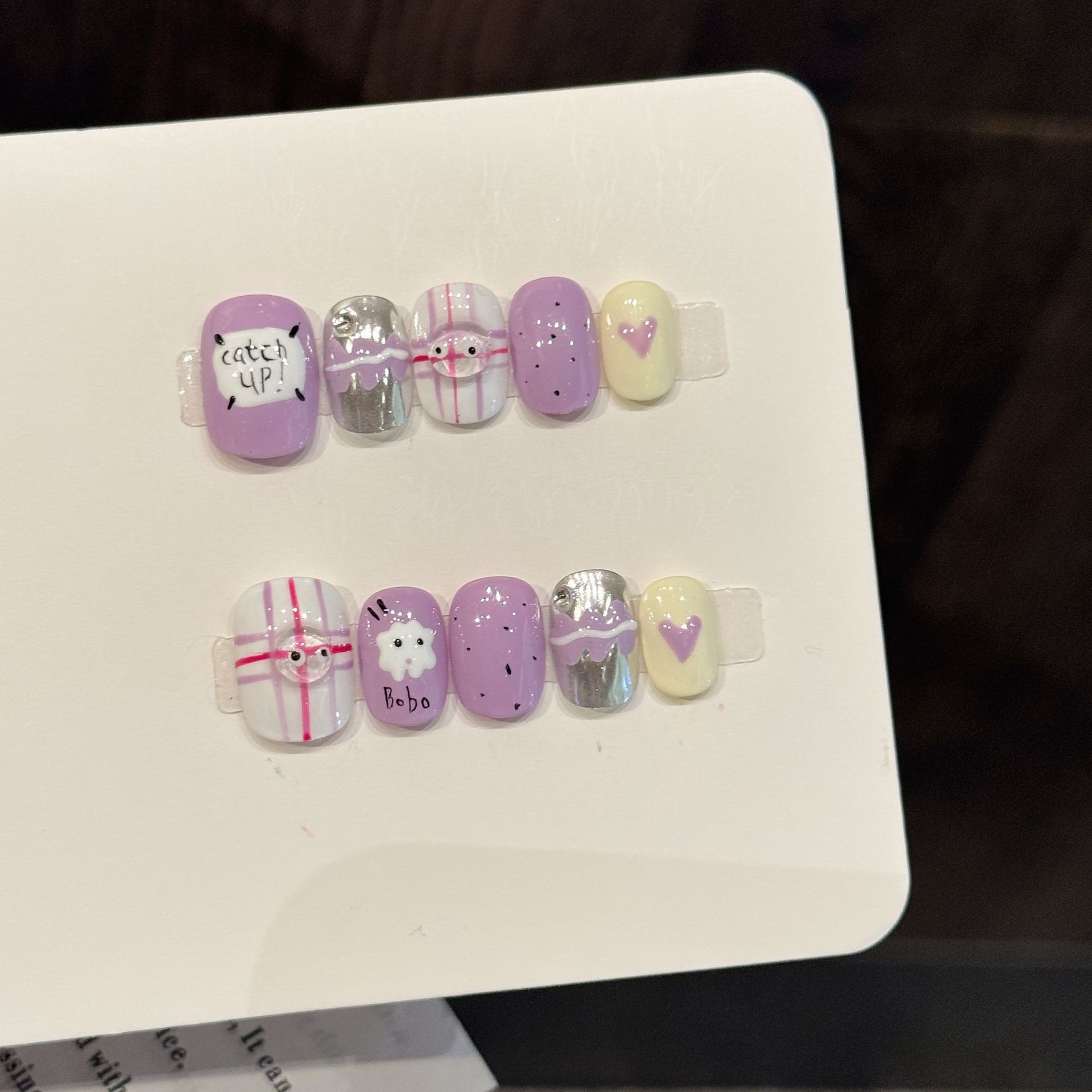 10pcs Handmade Pressed Short R - Resin Art Purple 리뷰 및 가격