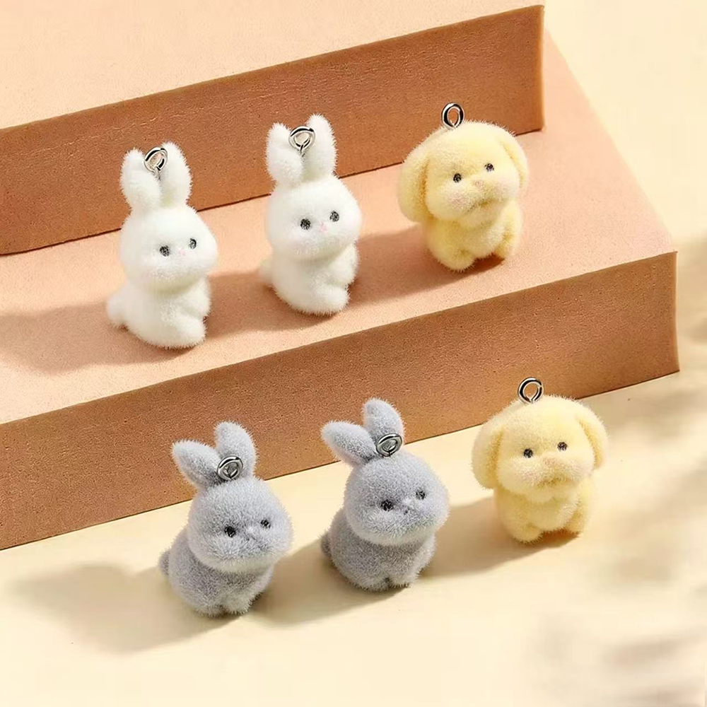 10pcs Flocking Little Rabbit R - Resin Art Notes 리뷰 및 가격