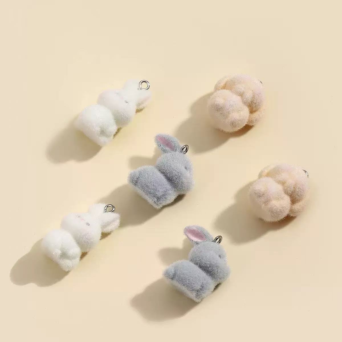 10pcs Flocking Little Rabbit R - Resin Art Notes 리뷰 및 가격