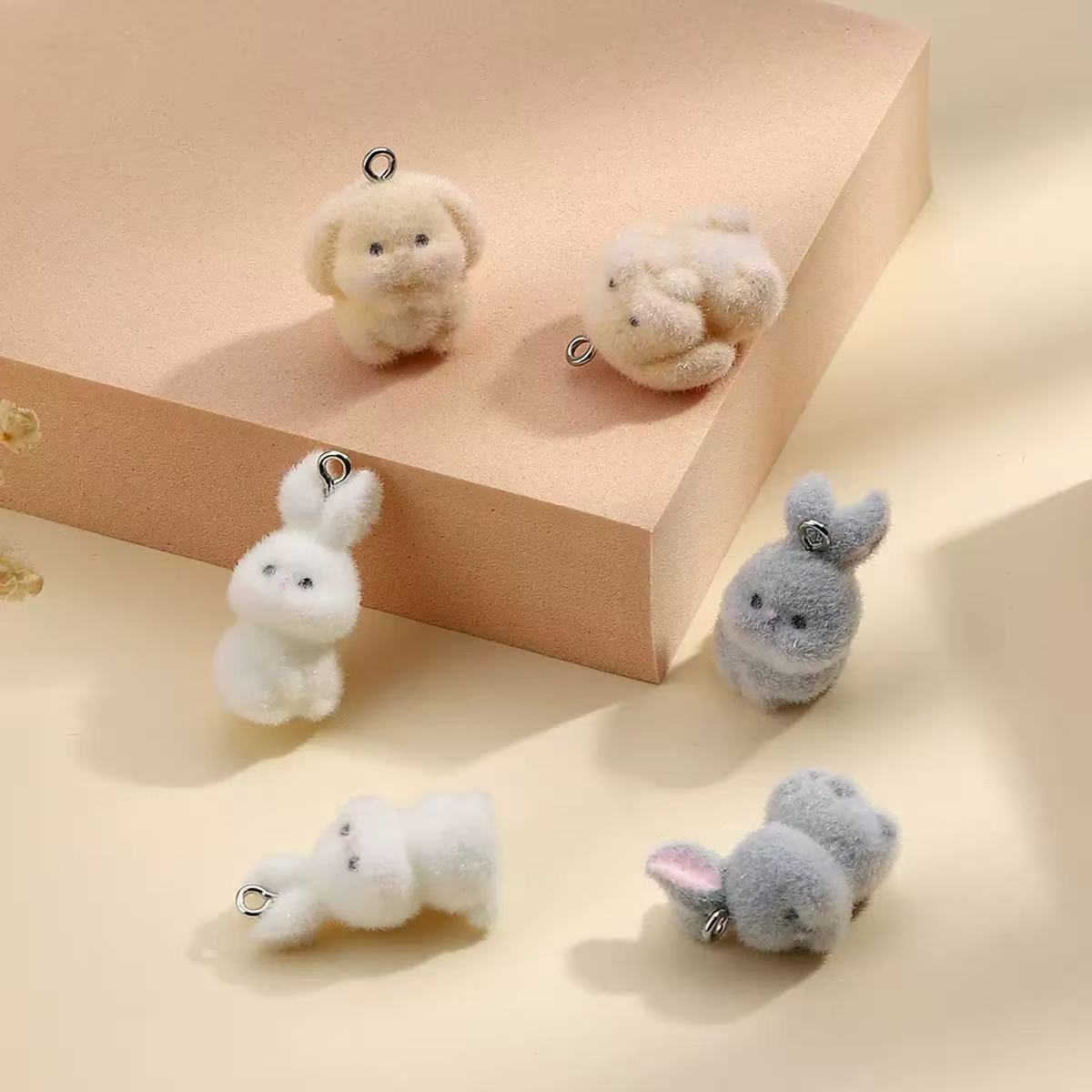 10pcs Flocking Little Rabbit R - Resin Art Notes 리뷰 및 가격