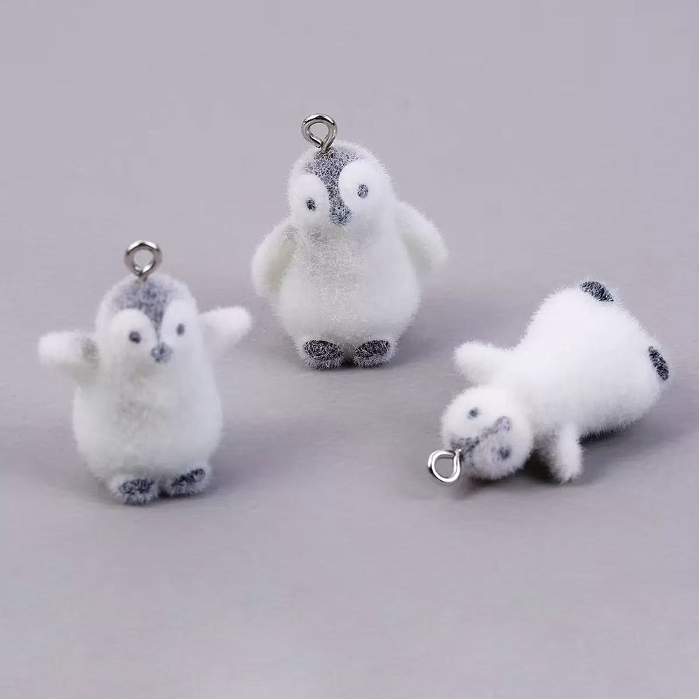5pcs Flocking Small Penguin Re - Resin Art Notes 리뷰 및 가격