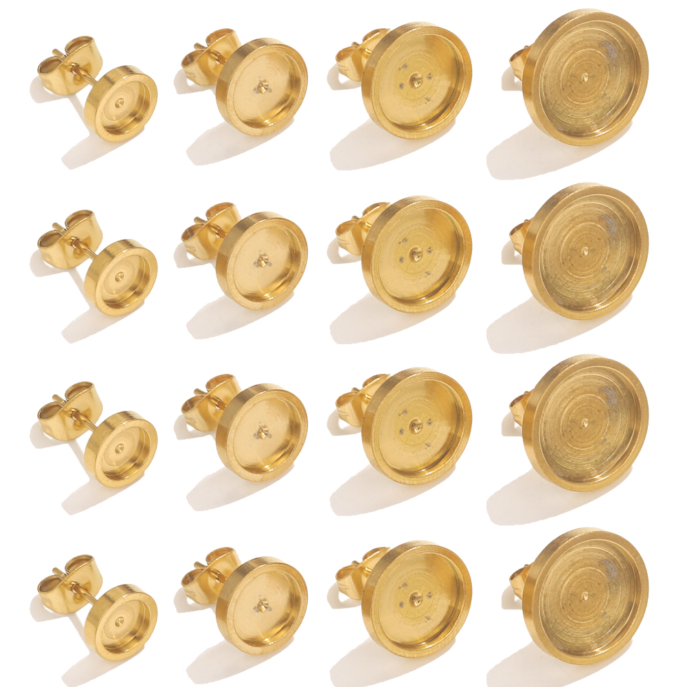 10pcs Stainless Steel Gold Ear - Resin Art Notes 리뷰 및 가격