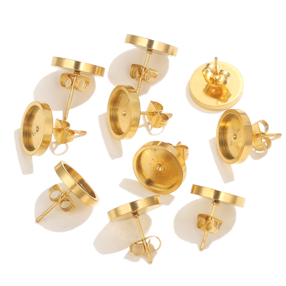 10pcs Stainless Steel Gold Ear - Resin Art Notes 리뷰 및 가격