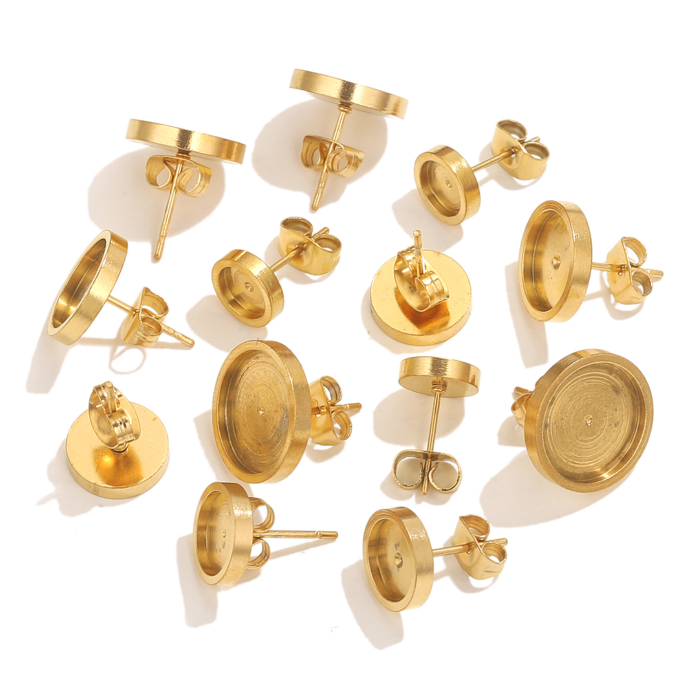 10pcs Stainless Steel Gold Ear - Resin Art Notes 리뷰 및 가격