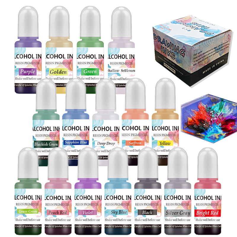A Set Ink Alcohol Resin Pigmen - Resin Dye Opaque 리뷰 및 가격