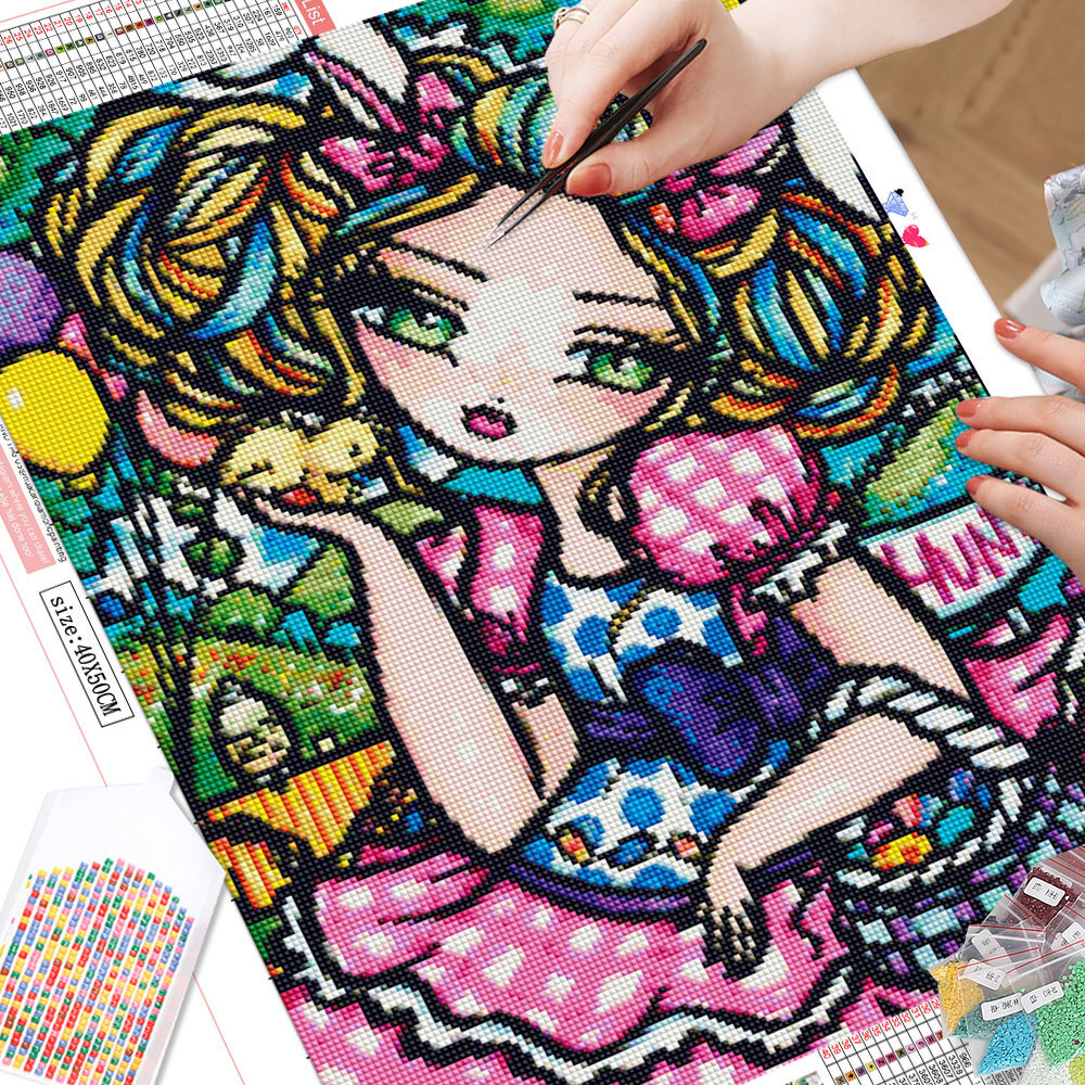 Frameless, 5D Portrait Diamond - Resin Art For Kids 리뷰 및 가격